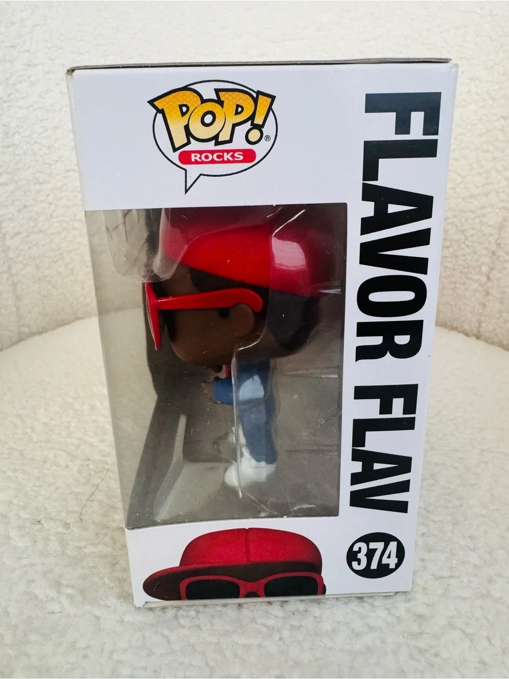 Funko Pop! Flavor Flav Vinyl Figure - Red Sunglasses & Red Hat, Blue Outfit